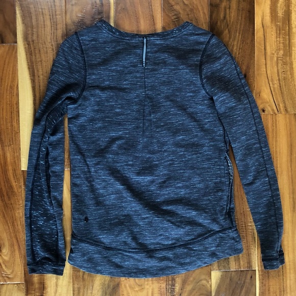 Lululemon sz 4 Space Dye Pullover Heather Gray - Picture 3 of 5